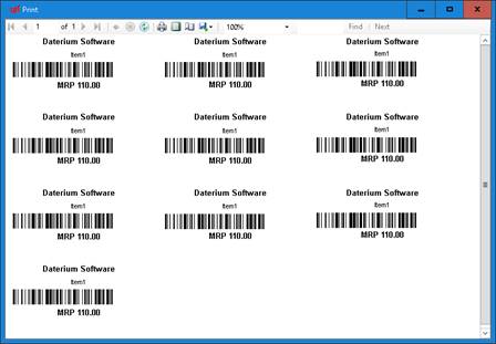 Label generator print Page